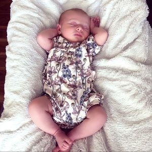 Organic cotton romper